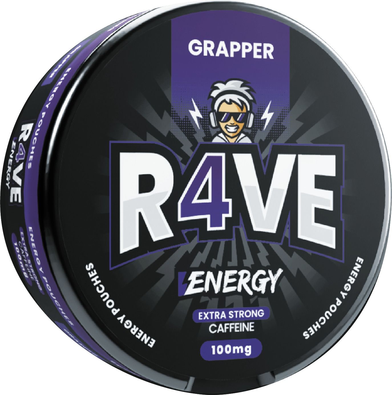 R4VE | GRAPPER ENERGY POUCH | 100mg – Snus Australia