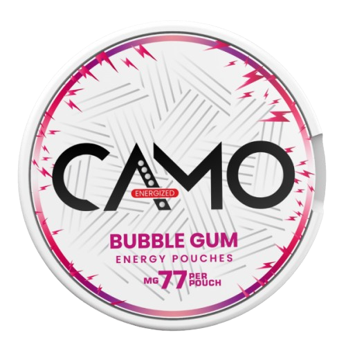 CAMO | BUBBLE GUM ENERGY POUCH | 77mg