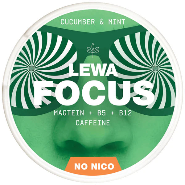 LEWA FOCUS | CUCUMBER MINT ENERGY POUCH |20mg