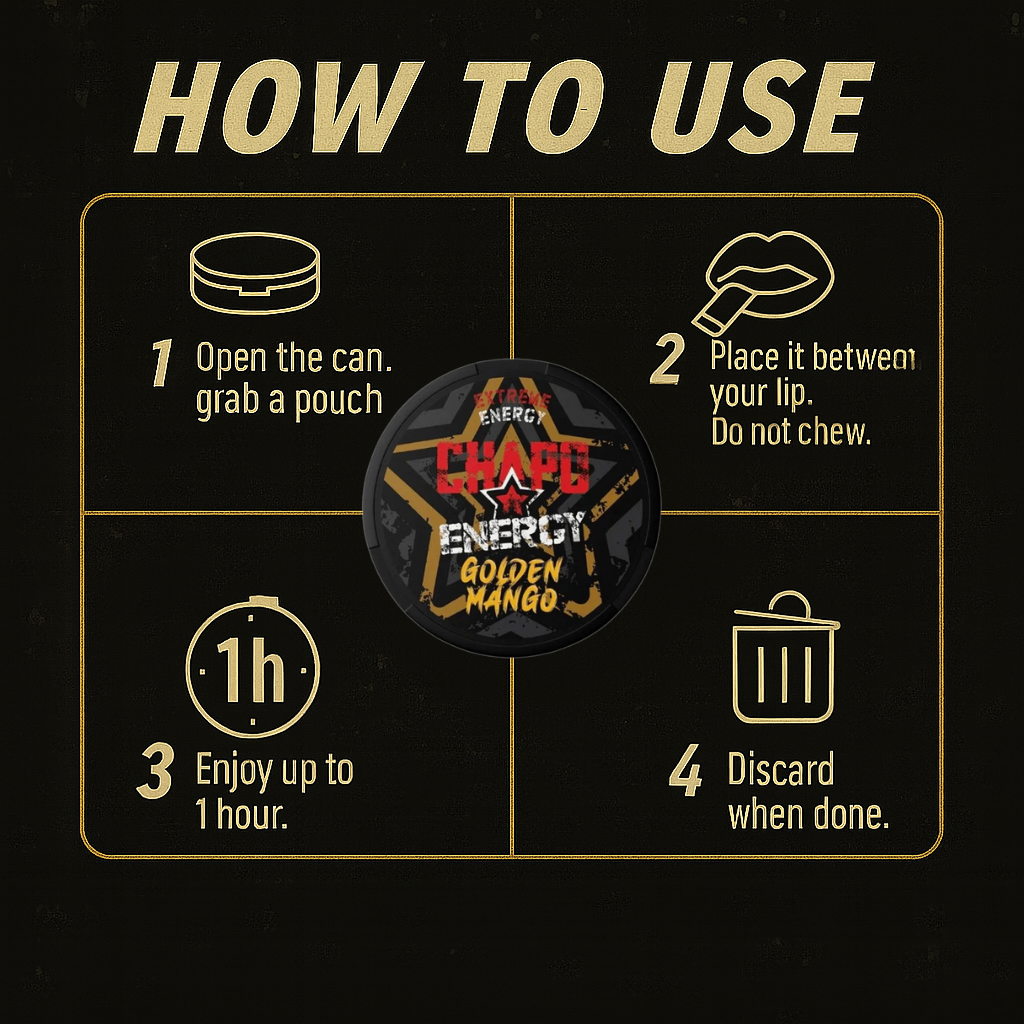 CHAPO | ENERGY DRINK ENERGY POUCH | 75mg