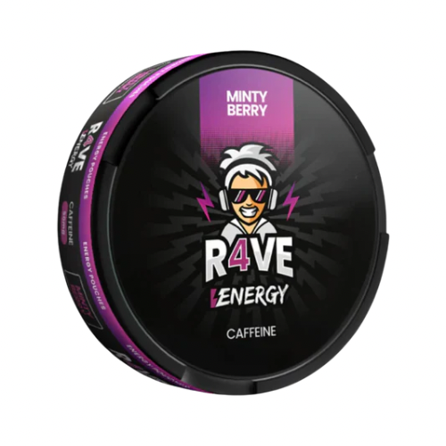 R4VE ENERGY | MINTY BERRY ENERGY POUCH | 80mg