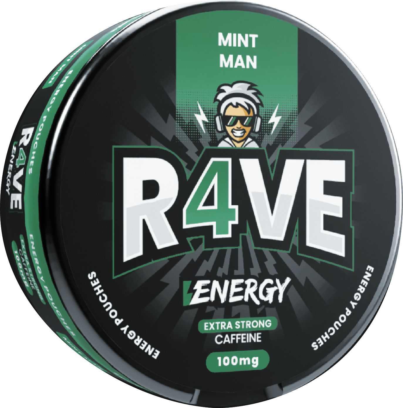 R4VE | MINT MAN ENERGY POUCH | 100mg
