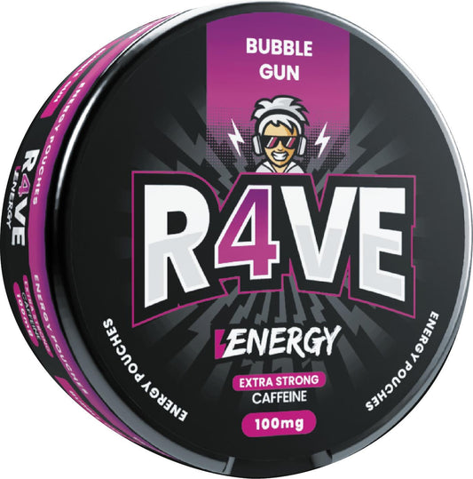 R4VE | BUBBLEGUN ENERGY POUCH | 100mg