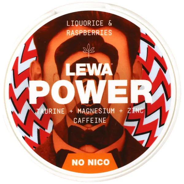 LEWA POWER | LIQUORICE & RASPBERRIES ENERGY POUCH | 50mg